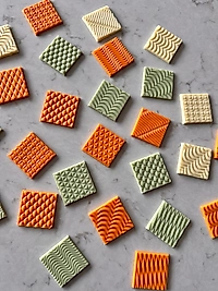 Renkli Madlen Çikolata 55 Adet (Sütlü,Bitter,Beyaz,Liman,Portakal) 275 Gr.